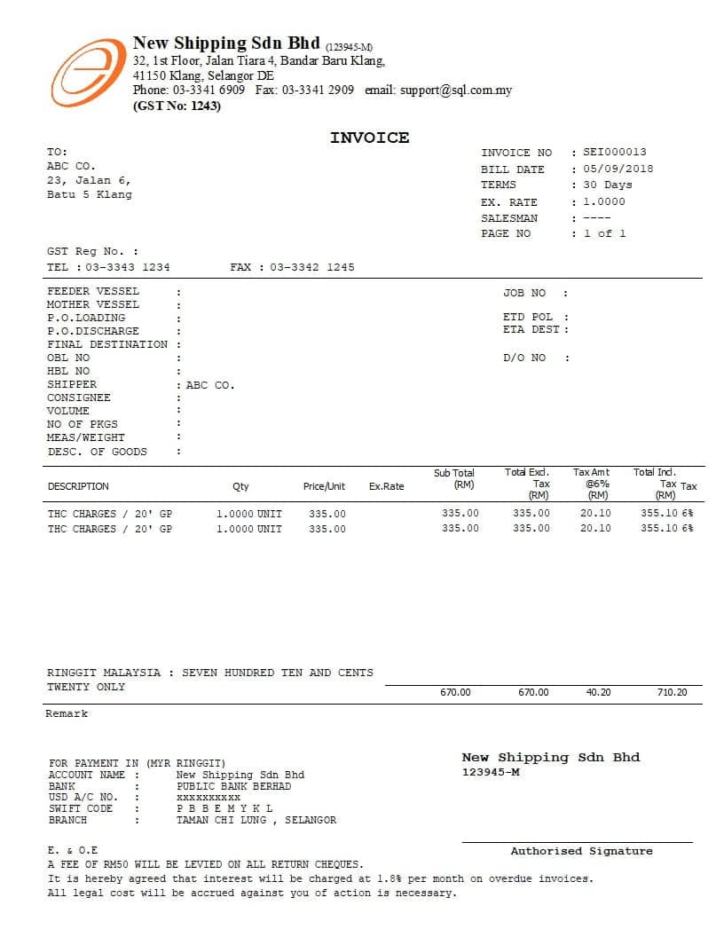 SQL Report Templates | Everest Systems Sdn Bhd